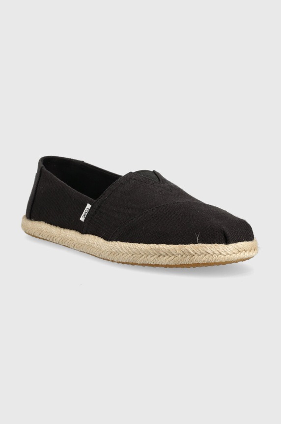 Toms espadrillas Alpargata Rope 10019670 nero SS25