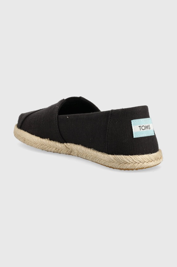 Scarpe Toms espadrillas Alpargata Rope 10019670 nero