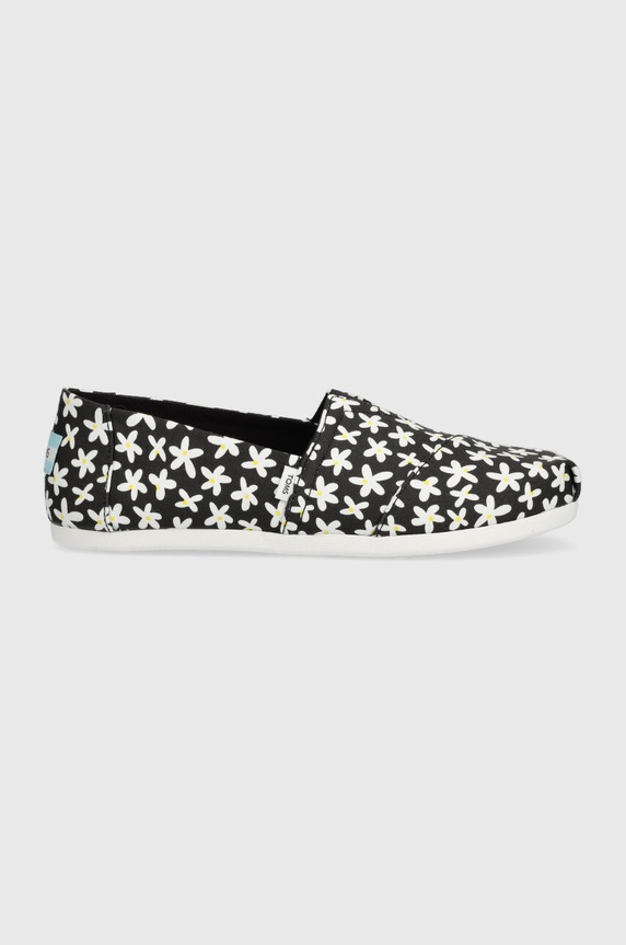 Toms espadrile Alpargata textil negru 10019675