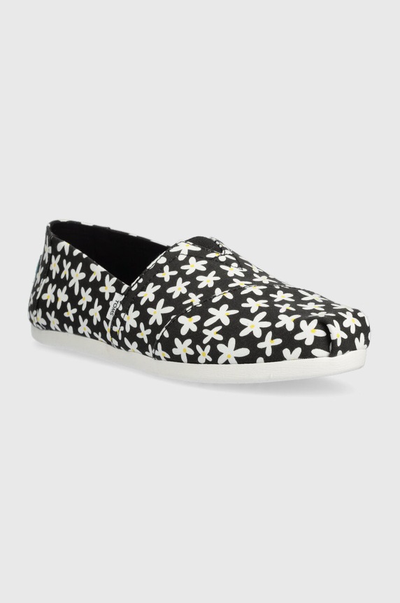 Toms espadrile Alpargata 10019675 negru SS23