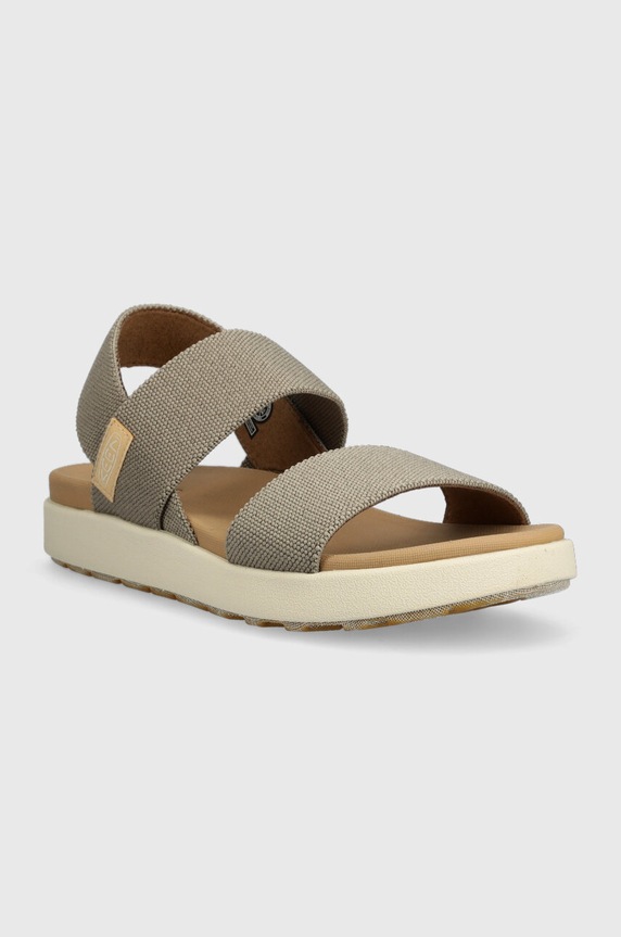 Keen szandál lapos sarkú női 1027160 barna SS26