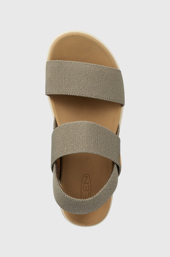 Keen szandál lapos sarkú női barna 1027160