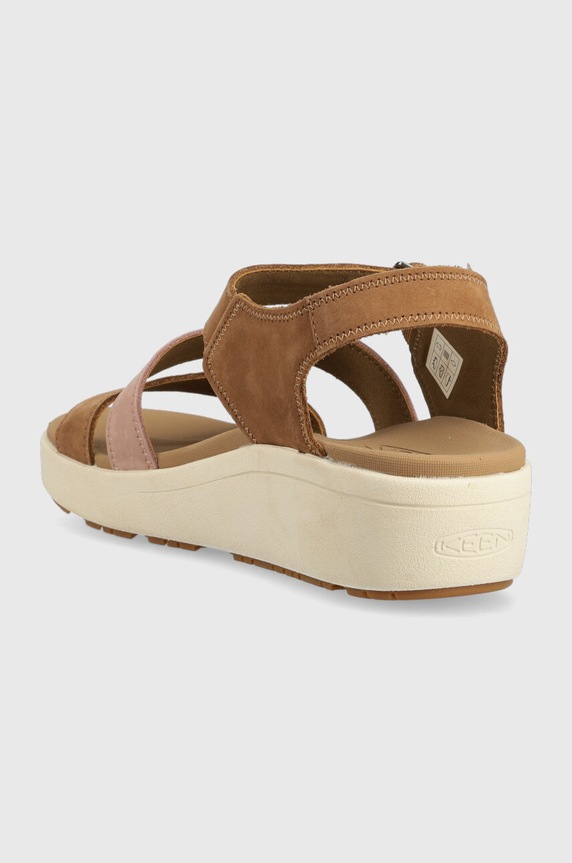 Cipők Keen bőr szandál Ellecity Backstrap 1027272 barna