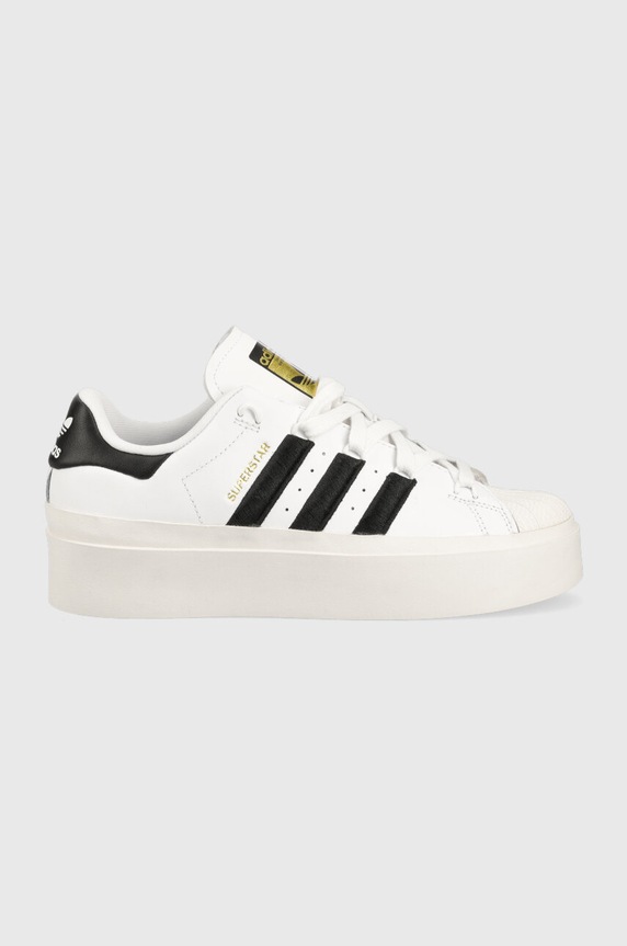 adidas Originals sportcipő Superstar Bonega platformos fehér GX1840