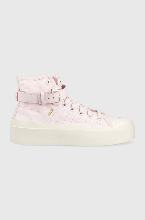 Kecky adidas Originals imitace kůže růžová HQ9842