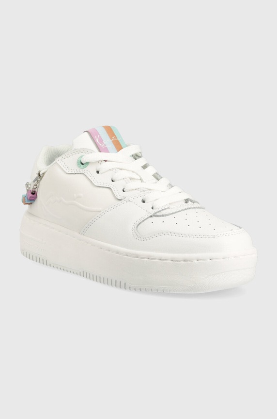 Karl Kani sneakersy skórzane 89 UP Logo PRM 1180627 biały SS23