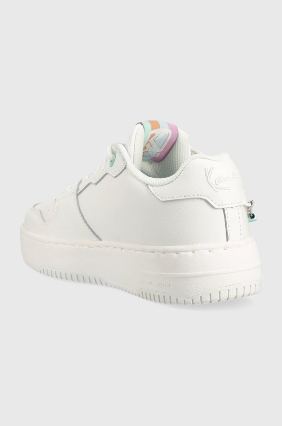 Obuwie Karl Kani sneakersy skórzane 89 UP Logo PRM 1180627 biały