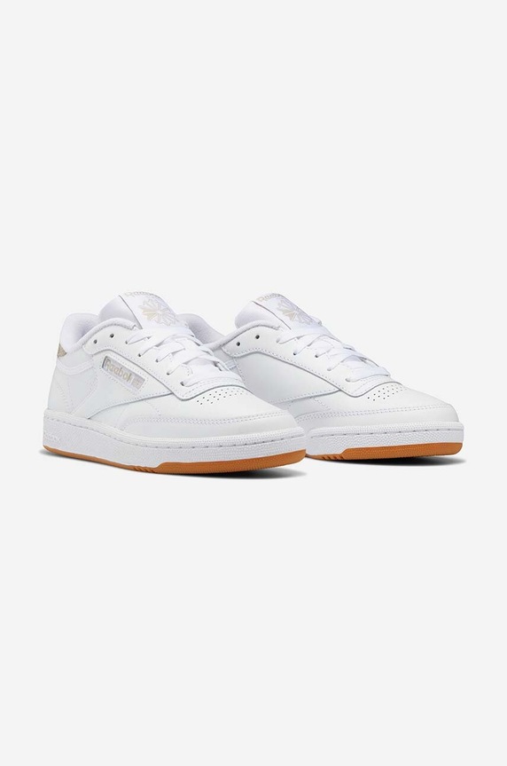 Reebok Classic sneakersy skórzane Club C 85 biały GV6978