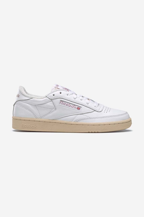 Kožené tenisky Reebok Classic Club C 85 Vintage usňová koža biela GY9739