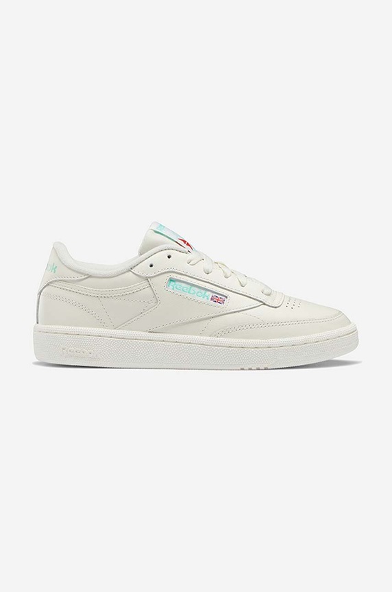 Kožené tenisky Reebok Classic Club C 85 HQ0947 přírodní kůže béžová HQ0947.100025378