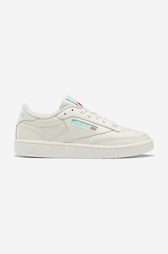 Kožené tenisky Reebok Classic Club C 85 HQ0947 přírodní kůže béžová HQ0947.100025378