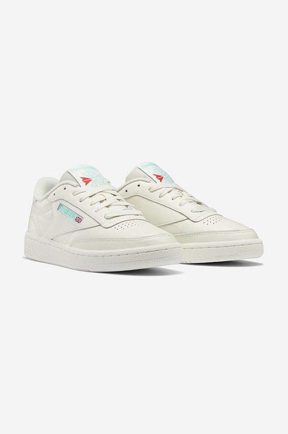 Kožené tenisky Reebok Classic Club C 85 HQ0947 béžová HQ0947.100025378