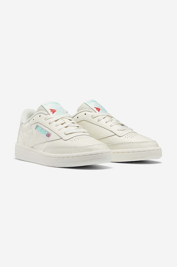 Kožené tenisky Reebok Classic Club C 85 HQ0947 béžová HQ0947.100025378