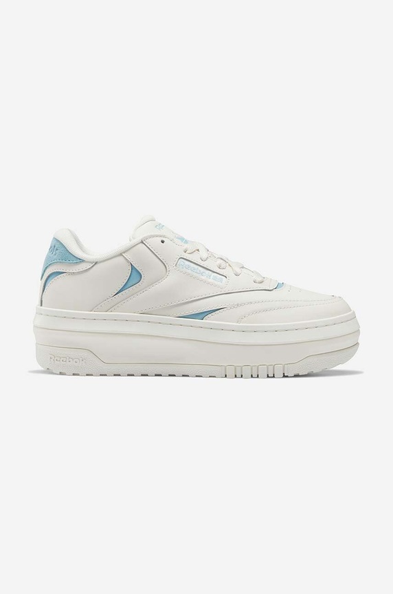 Reebok Classic sneakersy skórzane Club C Extra skóra zamszowa biały HQ2126