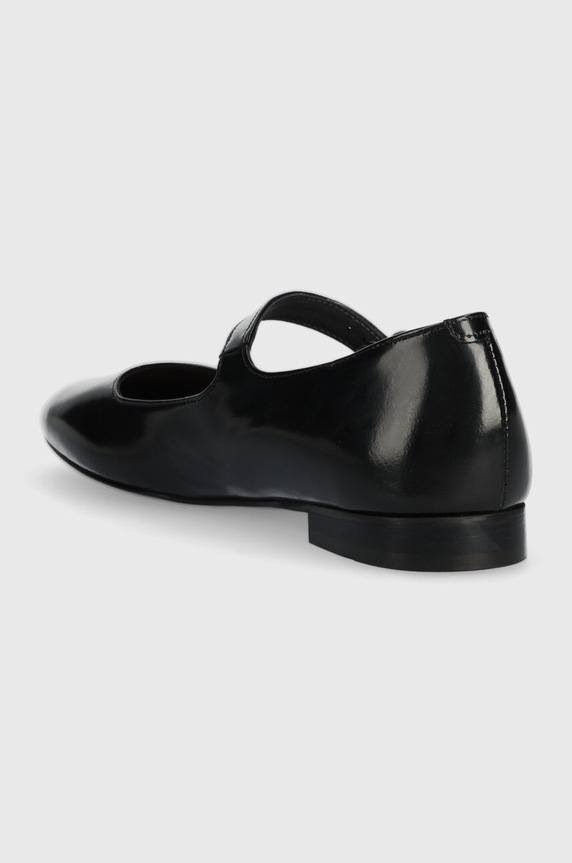 Încălțăminte Jonak balerini de piele DAURINE CUIR GLACE 3300192 negru