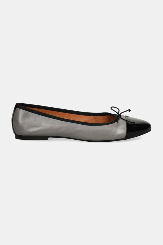 Jonak balerini de piele DAXI VERNIS CUIR 3400191 gri SS25