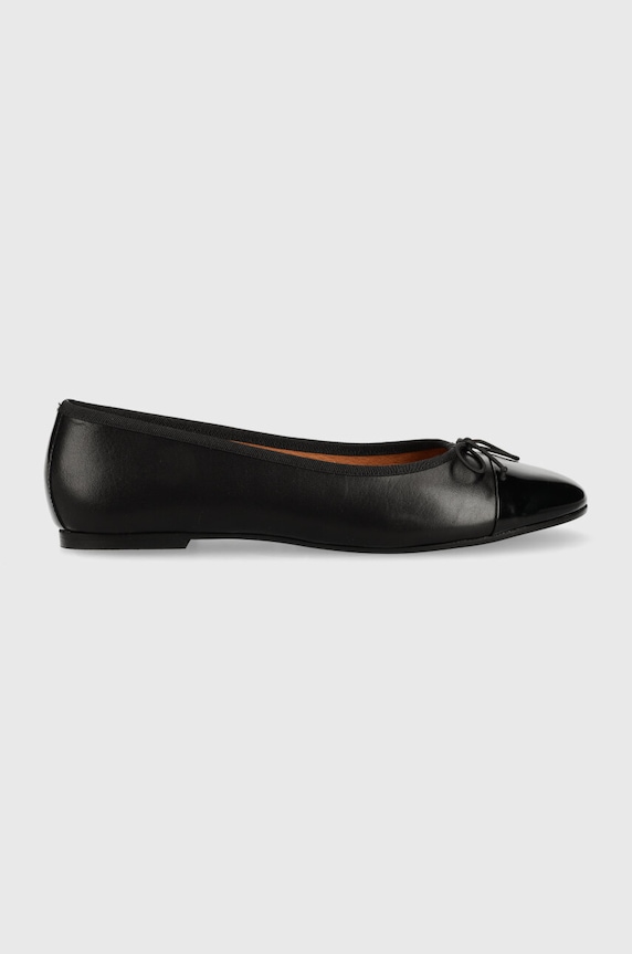 Jonak baleriny skórzane DAXI VERNIS CUIR czarny 3400191