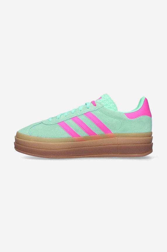 Boty Tenisky adidas Originals H06125 W Gazelle Bold H06125 tyrkysová