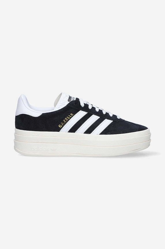 Sneakers adidas Originals W Gazelle Bold δέρμα σαμουά μαύρο HQ6912