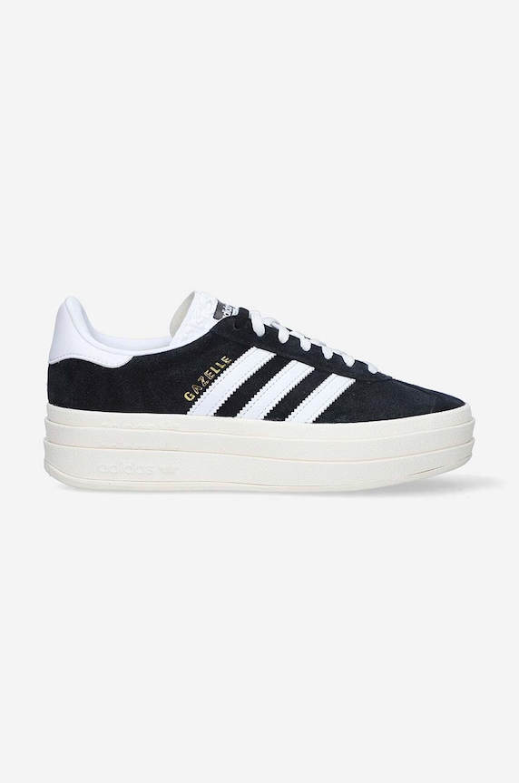 Sneakers adidas Originals W Gazelle Bold δέρμα σαμουά μαύρο HQ6912