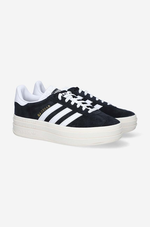 Sneakers adidas Originals W Gazelle Bold HQ6912 μαύρο