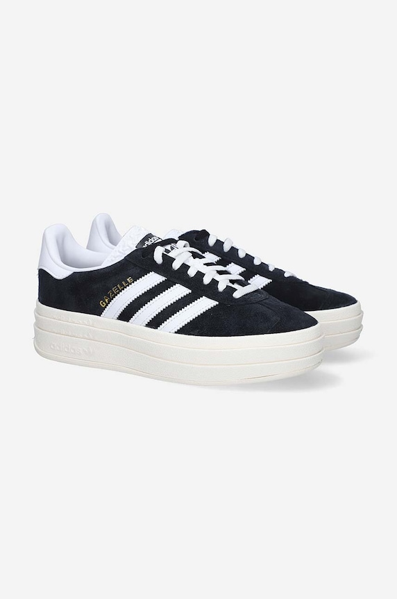 Sneakers adidas Originals W Gazelle Bold HQ6912 μαύρο