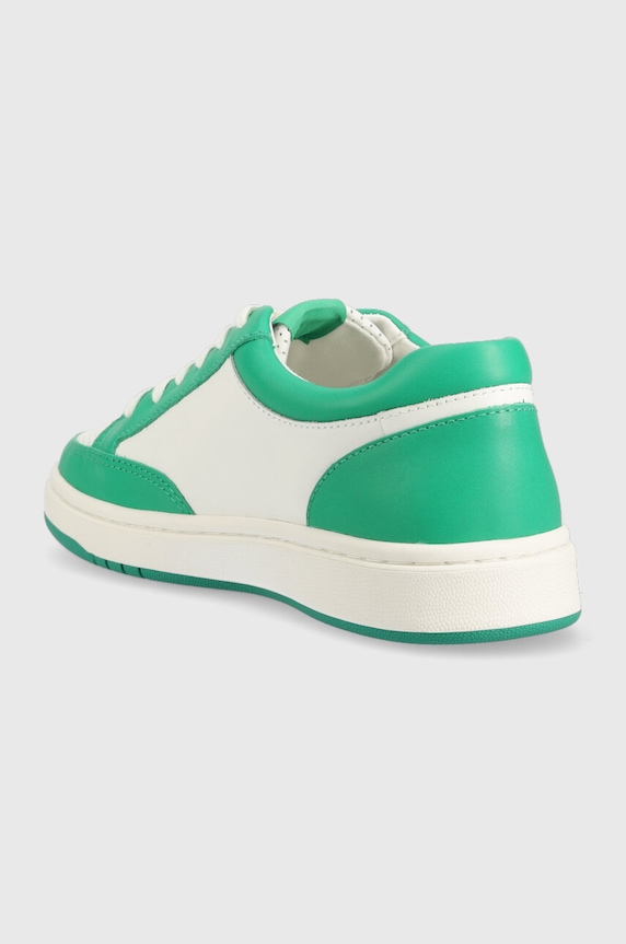 Obuv Kožené tenisky Lauren Ralph Lauren HAILEY II 802904469003.100 zelená