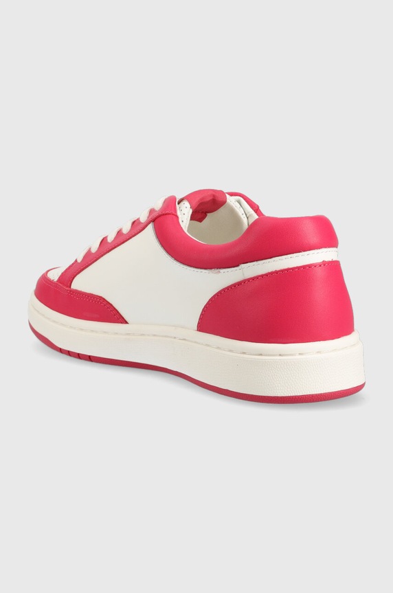Obuwie Lauren Ralph Lauren sneakersy skórzane Hailey II 802904469004.100 różowy