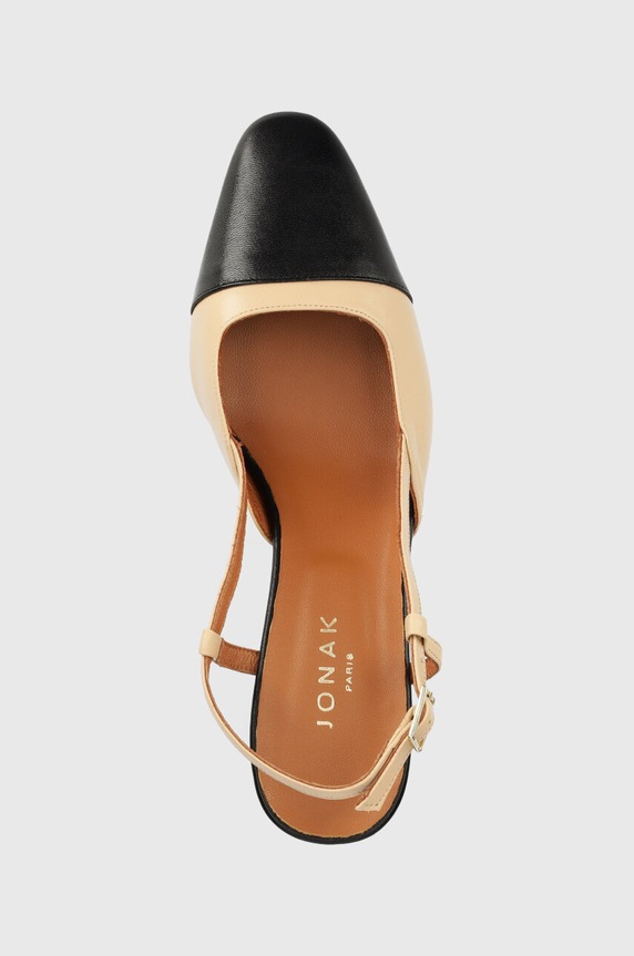 Jonak bőr flip-flop DHAPOP CUIR bézs 6000952