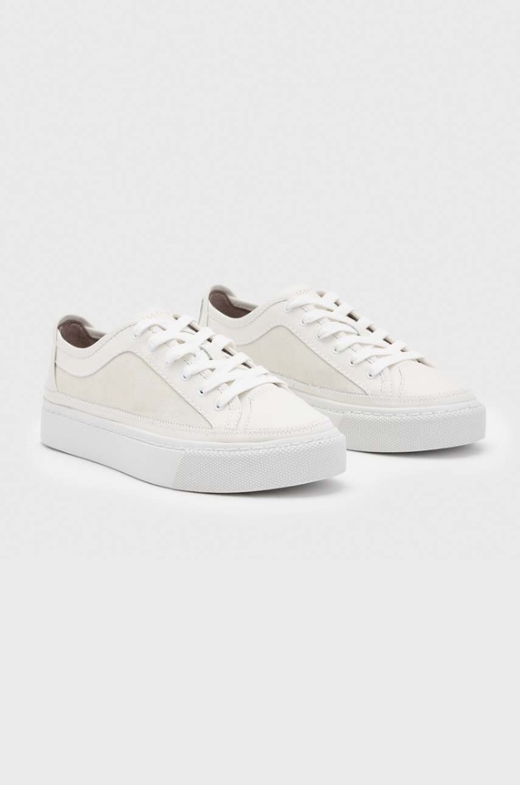 Кожаные кроссовки AllSaints MILLA WF716Y бежевый SS24