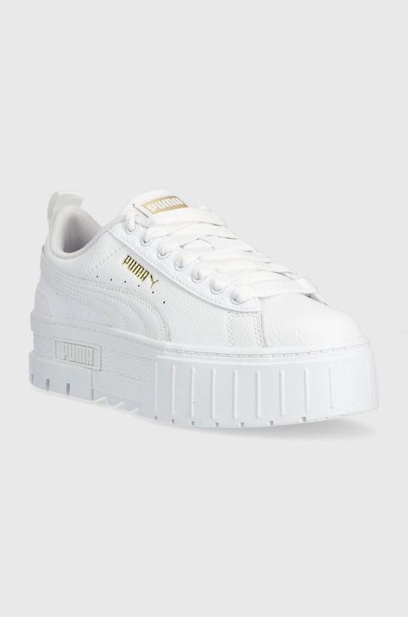 Puma kids' leather sneakers Mayze Lth Jr 38452701.PPYX white SS26