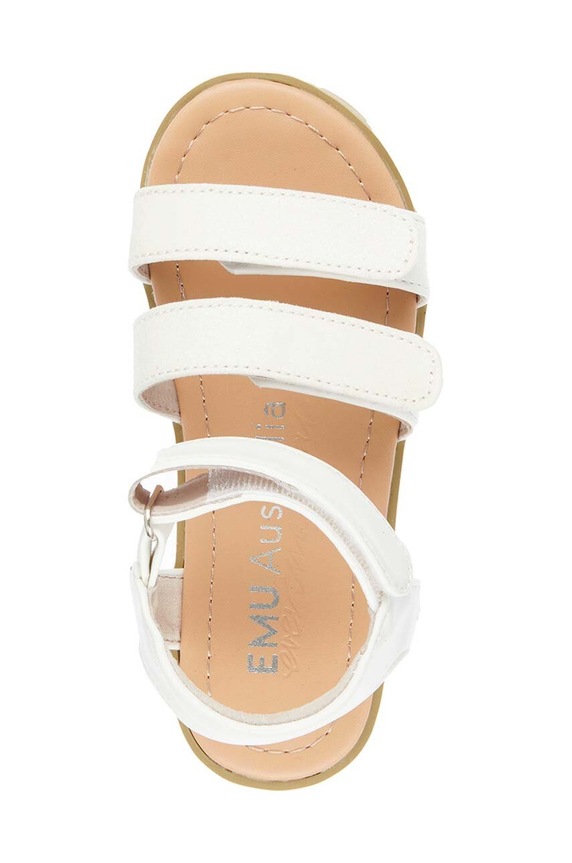 Dziewczynka Emu Australia sandały dziecięce K12678.Steph. biały