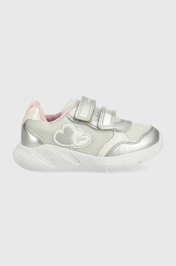 Παιδικά sneakers Geox συνθετικό ασημί B354TC.014AJ.24.27