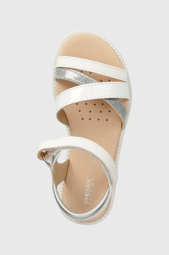 Geox sandali per bambini bianco J5235D.00254.28.35.PPYX