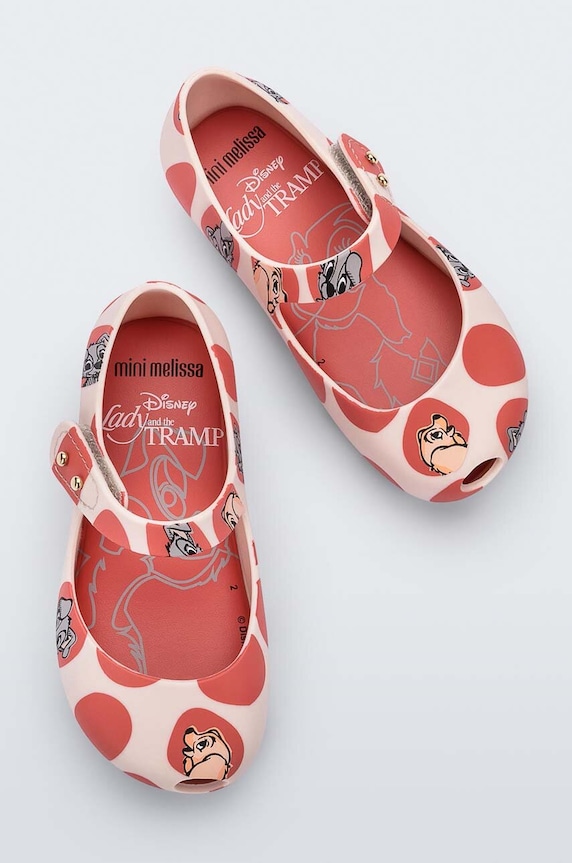 Melissa baleriny dziecięce x Disney Planet friendly różowy M.33753