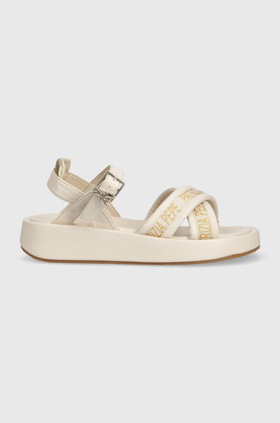 Patrizia Pepe gyerek szandál textil bézs PPJ223.35.41