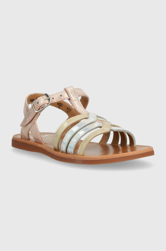 Pom D'api sandale din piele pentru copii O1GKBI0403.24.27 roz SS23