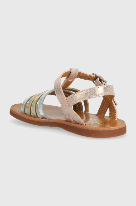 Fete Pom D'api sandale din piele pentru copii O1GKBI0403.24.27 roz