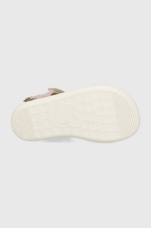 Shoo Pom sandale din piele pentru copii O4PJBR0403.24.27 argintiu