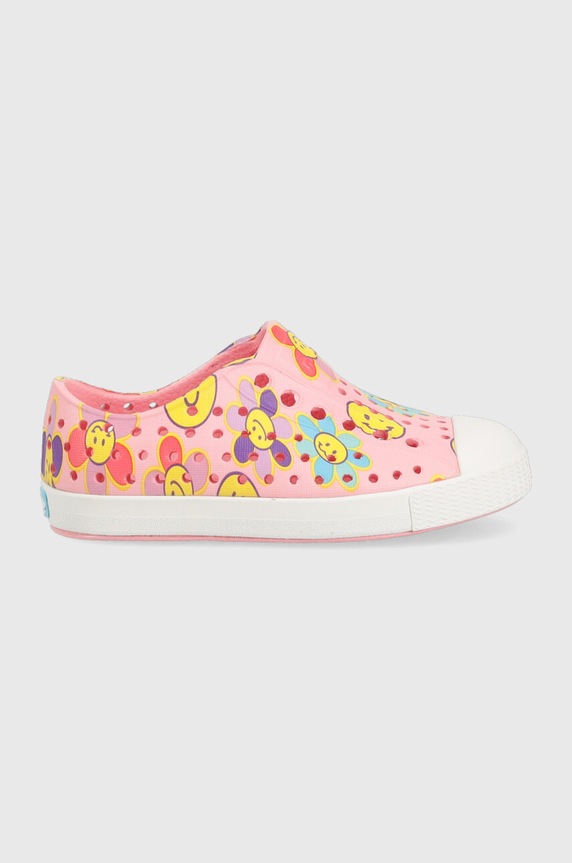 Native scarpe da ginnastica bambini slip on rosa 13111501