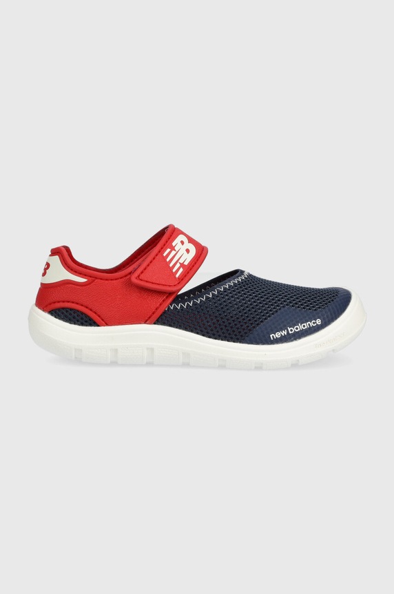 New Balance sandały dziecięce NBYO208 imitacja skóry licowej granatowy YO208