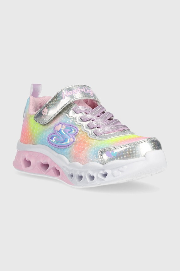 Skechers scarpe da ginnastica per bambini 302315L.PPYX argento AW25