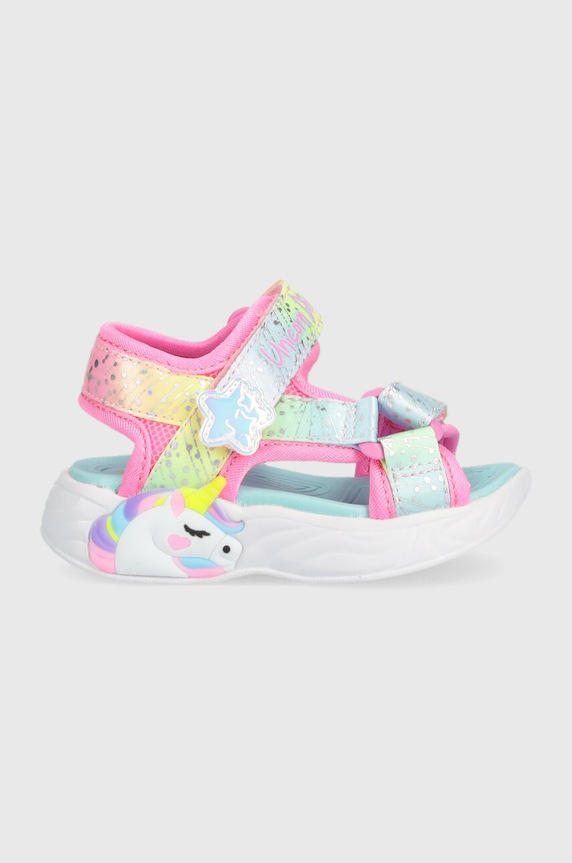 Skechers sandały dziecięce różowy 302682N.PPYX