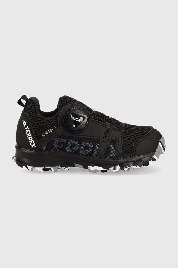 Детские ботинки adidas TERREX TERREX AGRAVIC BOA без утепления чёрный HQ3496