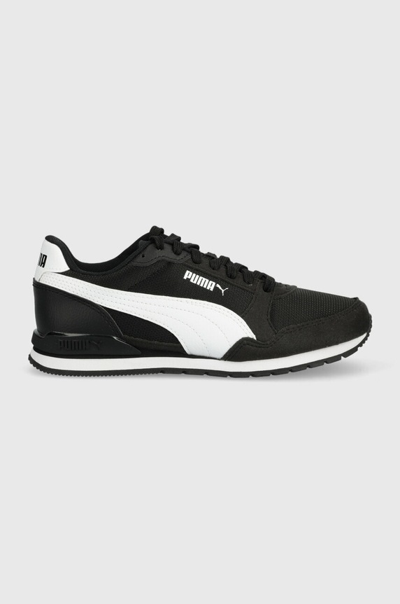 Puma sneakersy dziecięce ST Runner v3 Mesh Jr imitacja skóry licowej czarny 38551001.PPYX