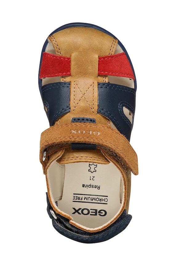 Geox sandały skórzane dziecięce B354LA.0CL22.20.23 czerwony
