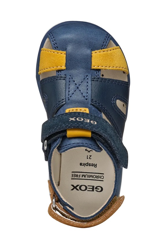 Дитячі шкіряні сандалі Geox B354LA.0CL22.20.23 блакитний