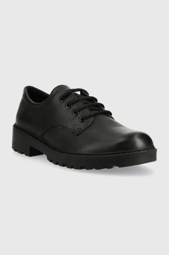 Geox gyerek félcipő bőrből J0420C.00043.36.41 fekete SS23