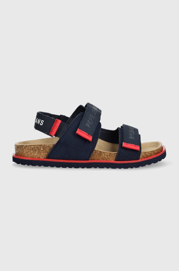Pepe Jeans sandały dziecięce syntetyczny granatowy PBS90058