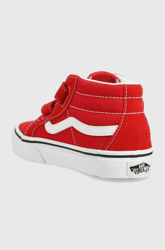 Chłopiec Vans trampki dziecięce UY SK8-Mid Reissue V FORMULA ONE/TRU VN00018TH1N1 czerwony